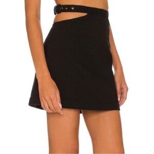 We Wore What Black Cut Out Mini